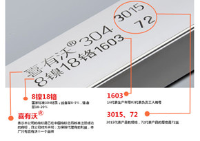 喜有沃的不锈钢管材为什么要打钢印？