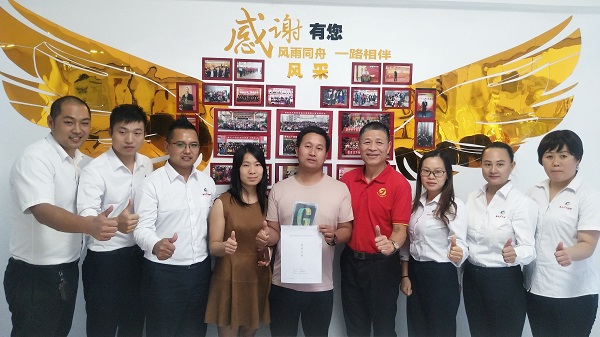 热烈祝贺湖南衡阳王总和广西罗成秦总选择佛山不锈钢装饰管厂家