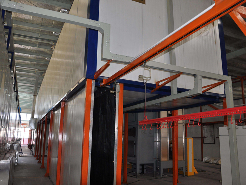 彩色不锈钢管镀色车间